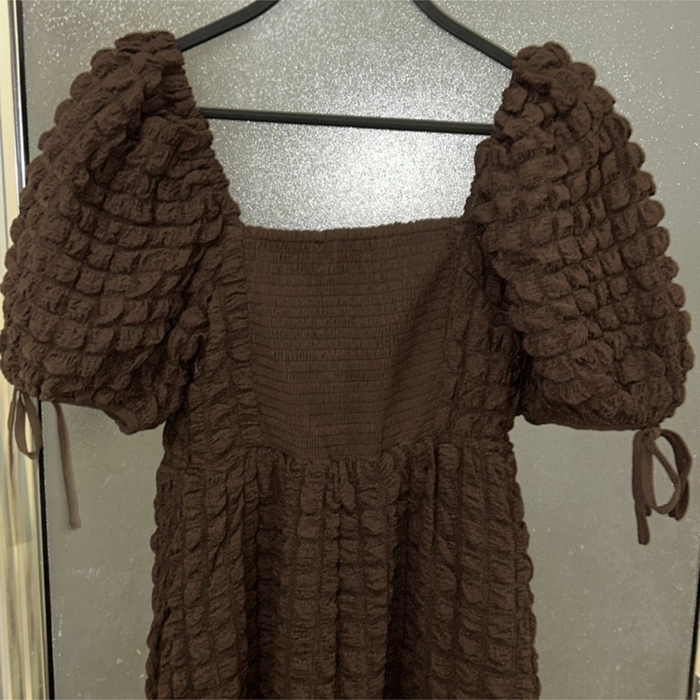 Endless Rose BUBBLE PUFF SLEEVE MAXI DRESS - Picture 11 of 15